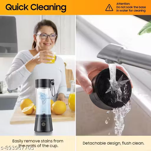 Mini Portable Smoothie Maker: 100 ML 6-Blade USB Juice Machine for Busy Mornings