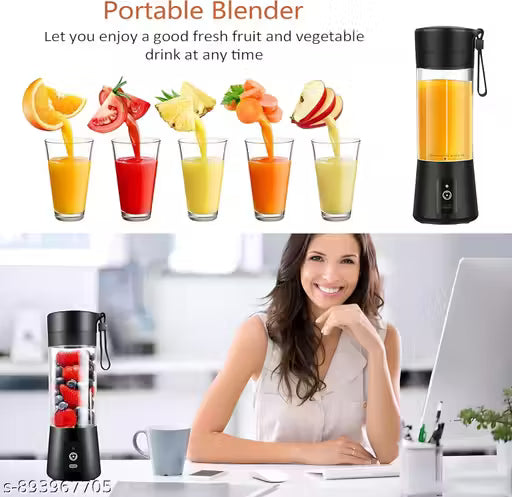 Mini Portable Smoothie Maker: 100 ML 6-Blade USB Juice Machine for Busy Mornings