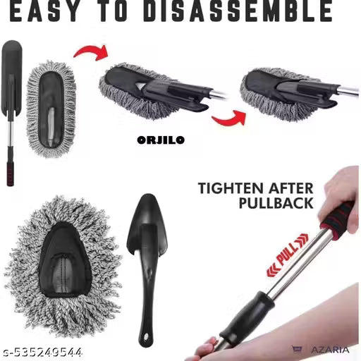 5 PCS Microfiber Car Duster Kit Interior & Exterior Car Cleaning Detailing Tool