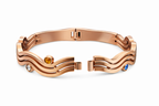 Harmony Waves Multicolor Gemstone Bangle