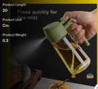 2 in 1 Oil Sprayer And Dispenser Bottle 500 ML