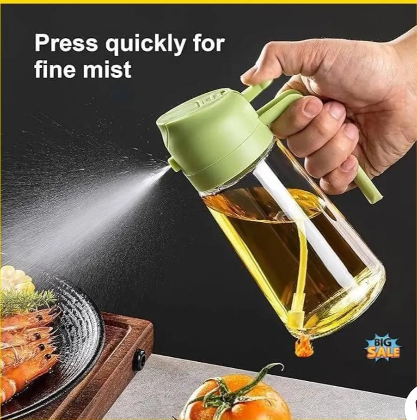 2 in 1 Oil Sprayer And Dispenser Bottle 500 ML