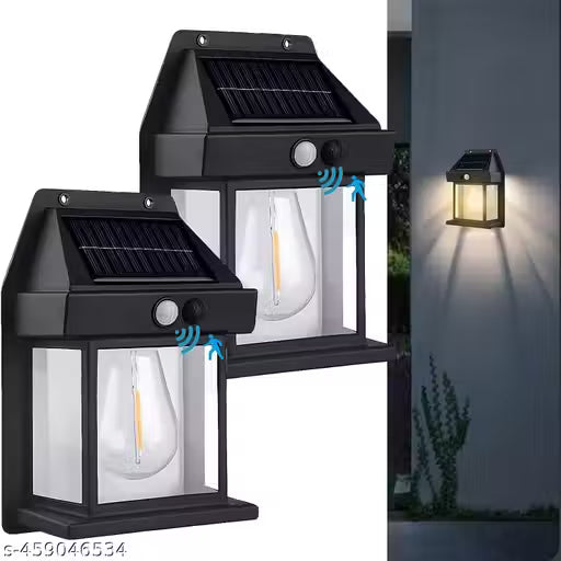 Solar Wall Lights Outdoor Motion Sensor Auto Chargeable