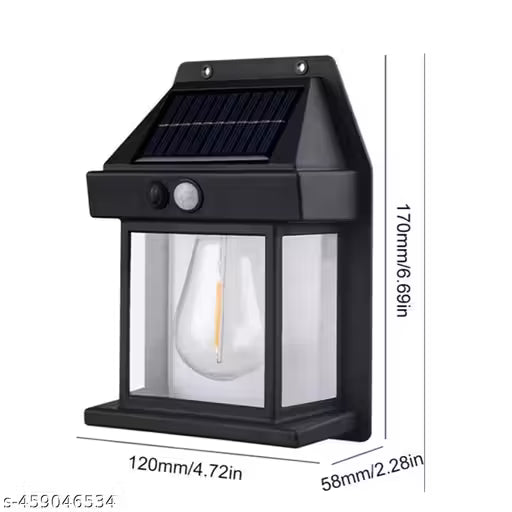 Solar Wall Lights Outdoor Motion Sensor Auto Chargeable