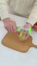 Smart Vegetable & Fruit Peeler with Peel Collection Container